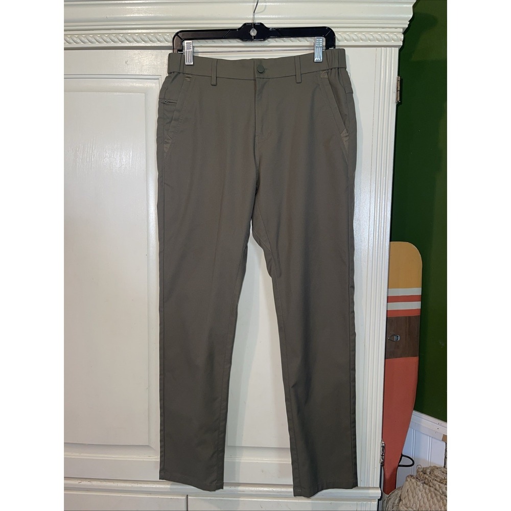 Jack Archer Jetsetter Tech Performance Golf Pants Men 30x30 Olive Green‎ Gusset
